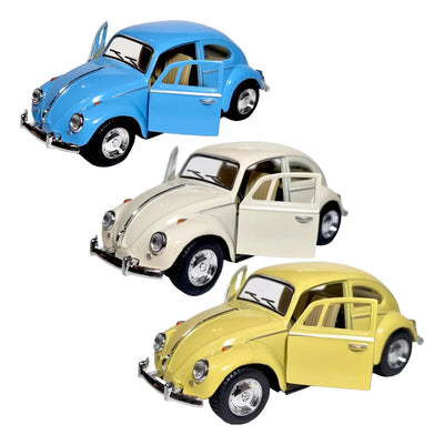 Volkswagen Beetle Beige 1967 KT5057d 75 en miniatura de metal