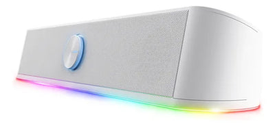 Barra De Sonido Trust Rgb Led 12w Gxt 619w Thorne Blanco
