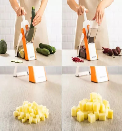 Picador Cortador Verduras Frutas Rayador Brava Multifunciona Disponible