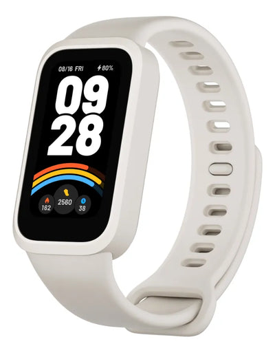 Xiaomi Smart Band 9 Active Plata Glaciar Caja Beige Malla Beige Bisel Beige