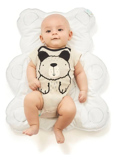 Cambiador Semi Acolchado Oso Para Bebe Toral Color Blanco