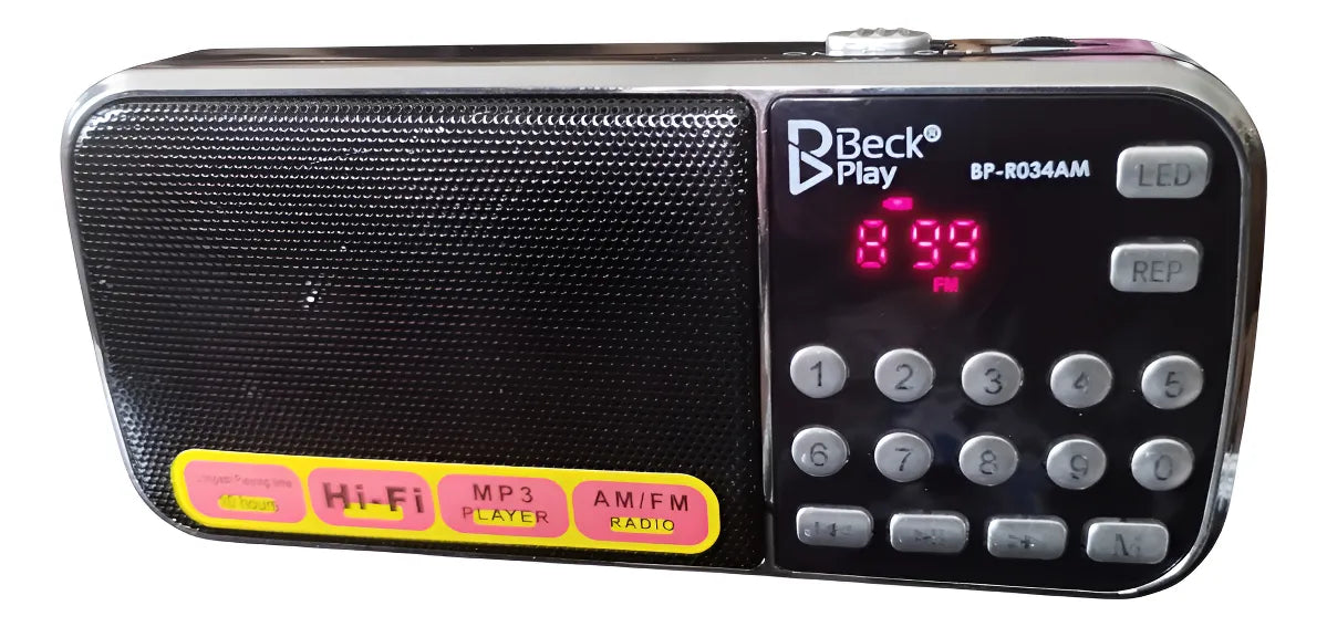 Radio Digital Am Fm Bolsillo Recargable Usb Mp3 Gran Sonido