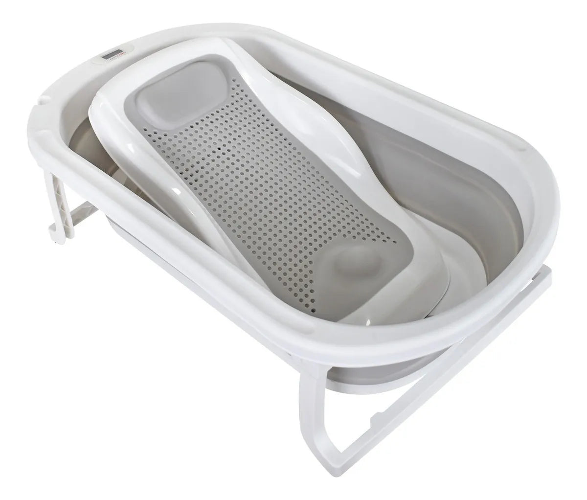 Bañera Bebe Plegable Portatil Wanda Happy Baby Color Gris