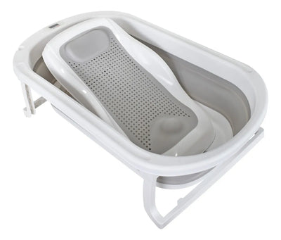 Bañera Bebe Plegable Portatil Wanda Happy Baby Color Gris