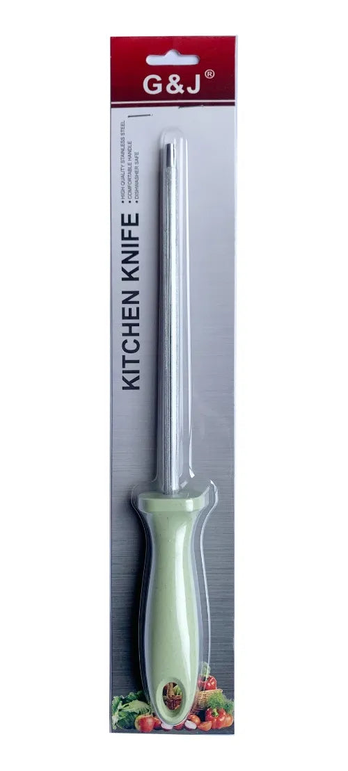 Afilador Cuchillo Chaira Metalico 12 Mango Resistente