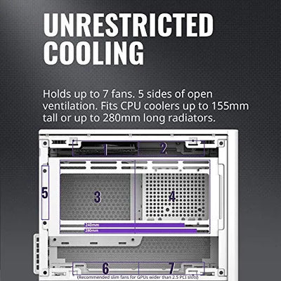 Cooler Master Nr200 Caja Mini-itx Sff Blanca De Factor De Fo Blanco