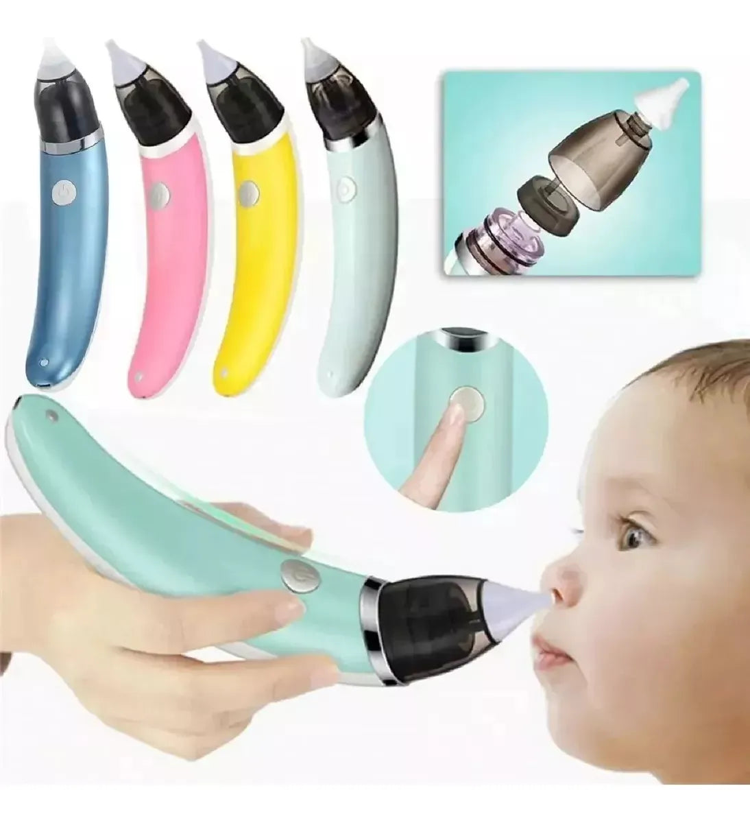 Aspirador Nasal Bebes Eléctrico Recargable Limpiador Nariz Diseño 1