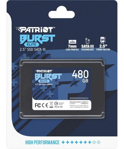 Disco Sólido Ssd 480gb Patriot Burst Elite 2.5