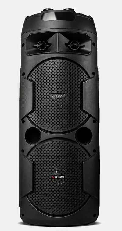 Parlante Torre De Sonido Sonivox 7000 Wats Negro
