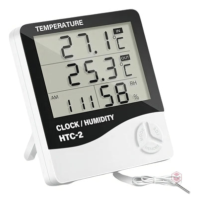 Termohigrometro Digital Higrometro,termometro,reloj Alarma