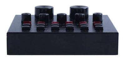 Mini Mezclador Audio En Vivo, Tarjeta De Sonido Externa Usb