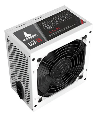 Fuente De Poder Gamer Iceberg 650-ls White 650w Real Blanco