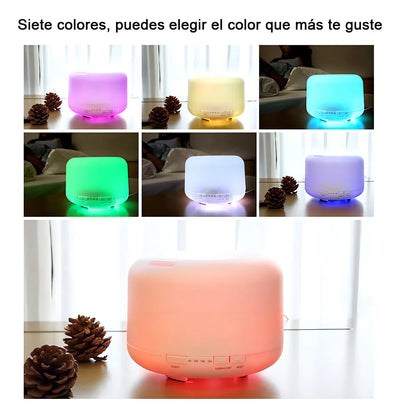 Humidificador Difusor Aromatizador Ultrasónico Banna BT-HUM-500 con voltaje de verde