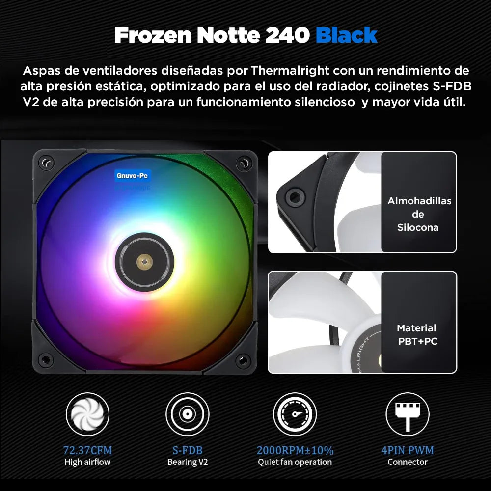 Refrigeracion Liquida Thermalright 240 Argb Lga 1700 Am5 Am4