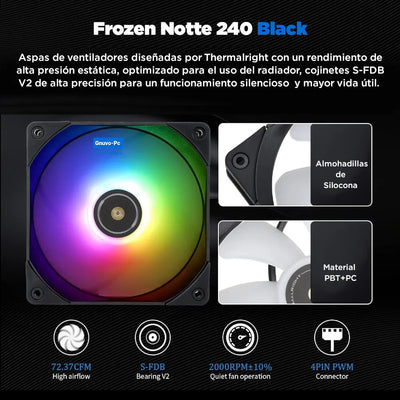 Refrigeracion Liquida Thermalright 240 Argb Lga 1700 Am5 Am4