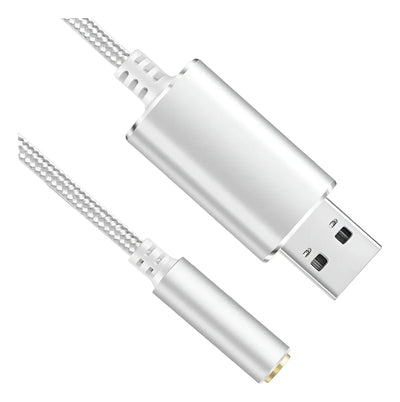 Tarjeta De Audio Sonido Y Micrófono Externa Usb A Jack 3.5mm