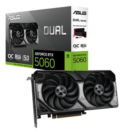 Tarjeta De Video Asus Rtx 5060 8gb Dual Gddr7 128 Bits