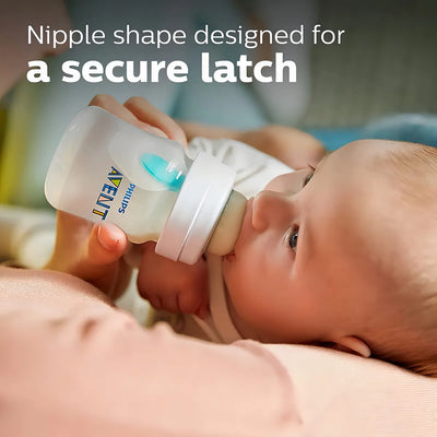 Set De Biberónes Anti-cólico Philips Avent C/peluche Rosa