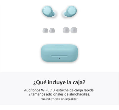 Audifonos Sony Wf-c510 22horas De Duracion Ipx4 Color Azul
