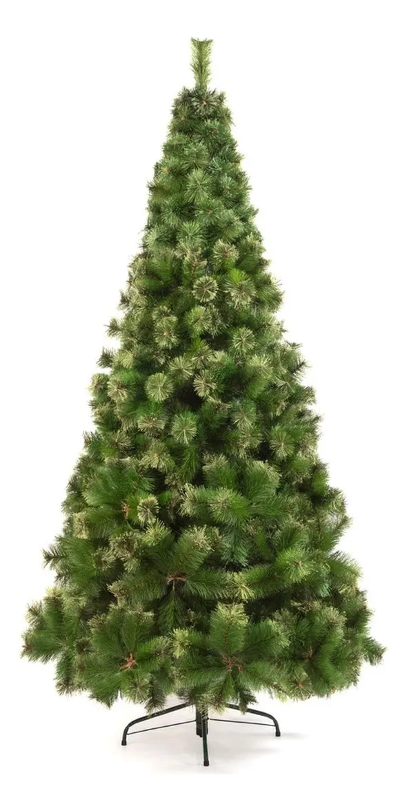 Árbol De Navidad Noruega 1.80m Para Adornos Estrellas Bolas Verde