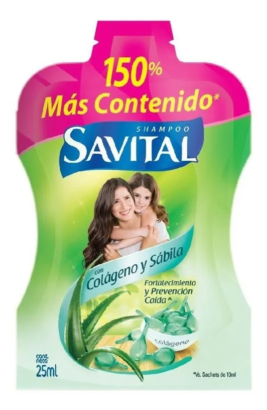 Shampoo Savital Colágeno & Sabi - mL a $44