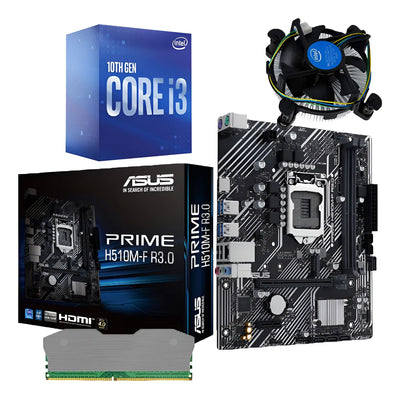 Combo Board H510m Procesador Intel Core I3 10100 Ram 16gb Pc