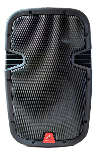 Parlante Inalámbrico 400w American Sound Aspa108x+mic Negro
