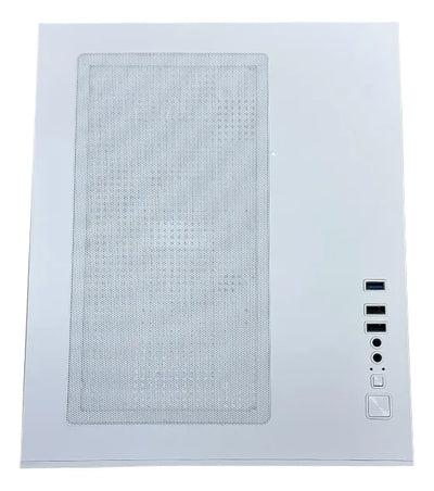 Gabinete Chasis Para Pc Gamer Pecera Argb Blanco + 3 Cooler
