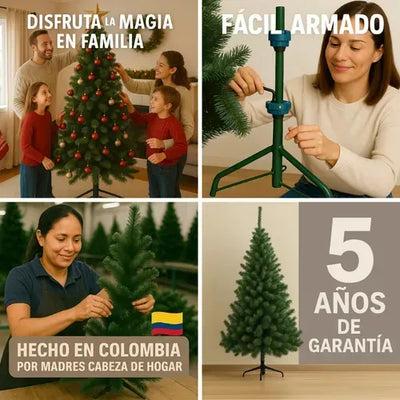 Árbol De Navidad Navilandia - Pino Primavera 200cm Verde