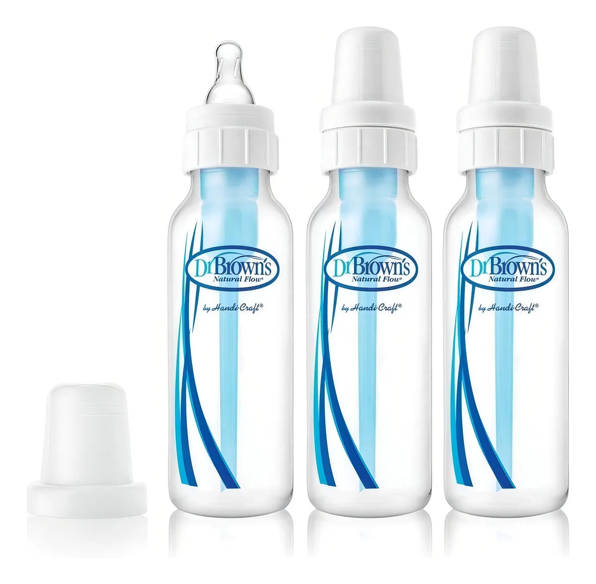 Dr Browns 3 Biberones Anti-colicos 8oz /250ml, 0m+ !