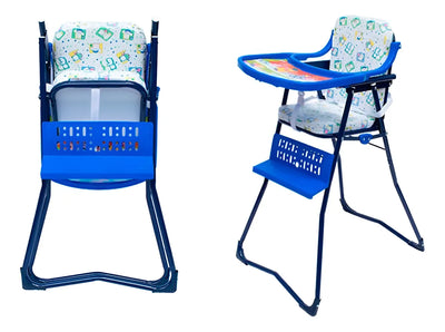 Silla Comedor Plegable Para Bebe Niña Y Niño Azul Comedor