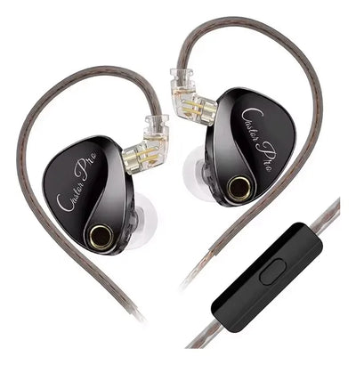 Auriculares in-ear gamer KZ Castor PRO bass version negro