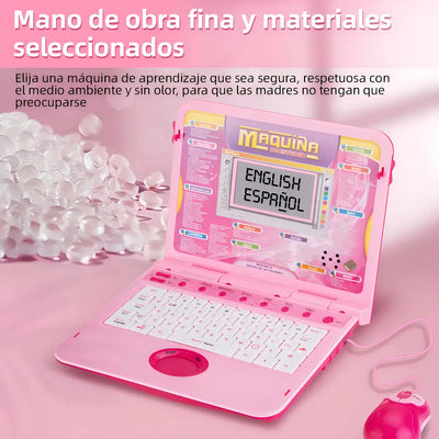 Computadora Infantil Bei Tian 246ES Didáctica Portátil Color Rosa 66 Programas