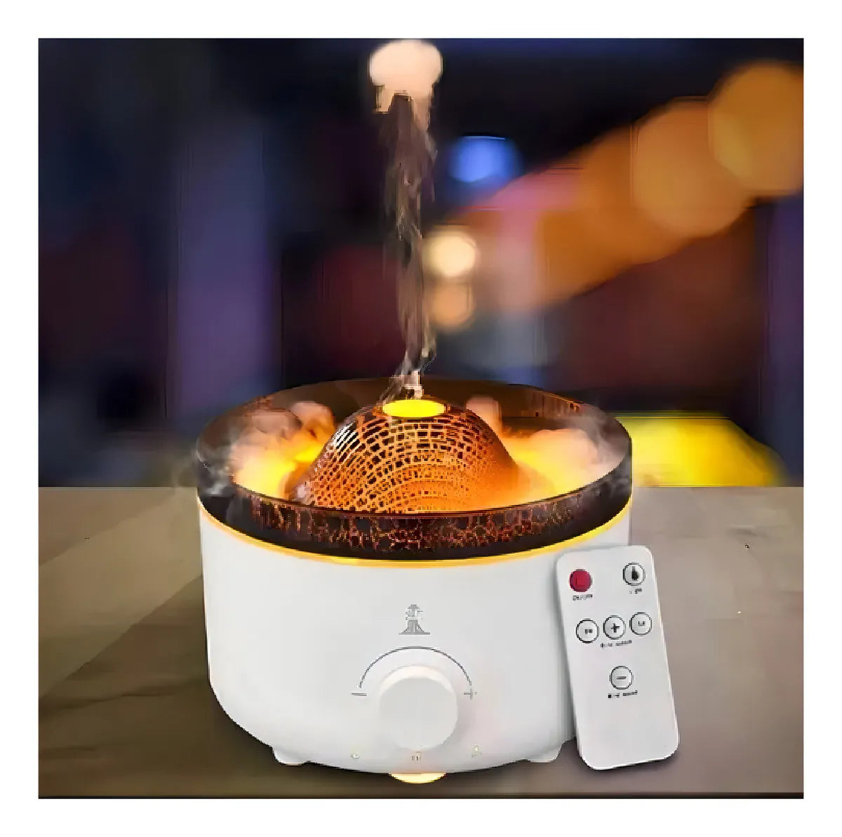 Humidificador Genérica Volcan Humidificador volcán con voltaje de blanco