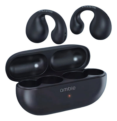Auriculares deportivos Bluetooth de Ambie, color negro