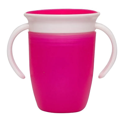 Vaso Entrenador Antiderrame 360 Para Bebé Rosa