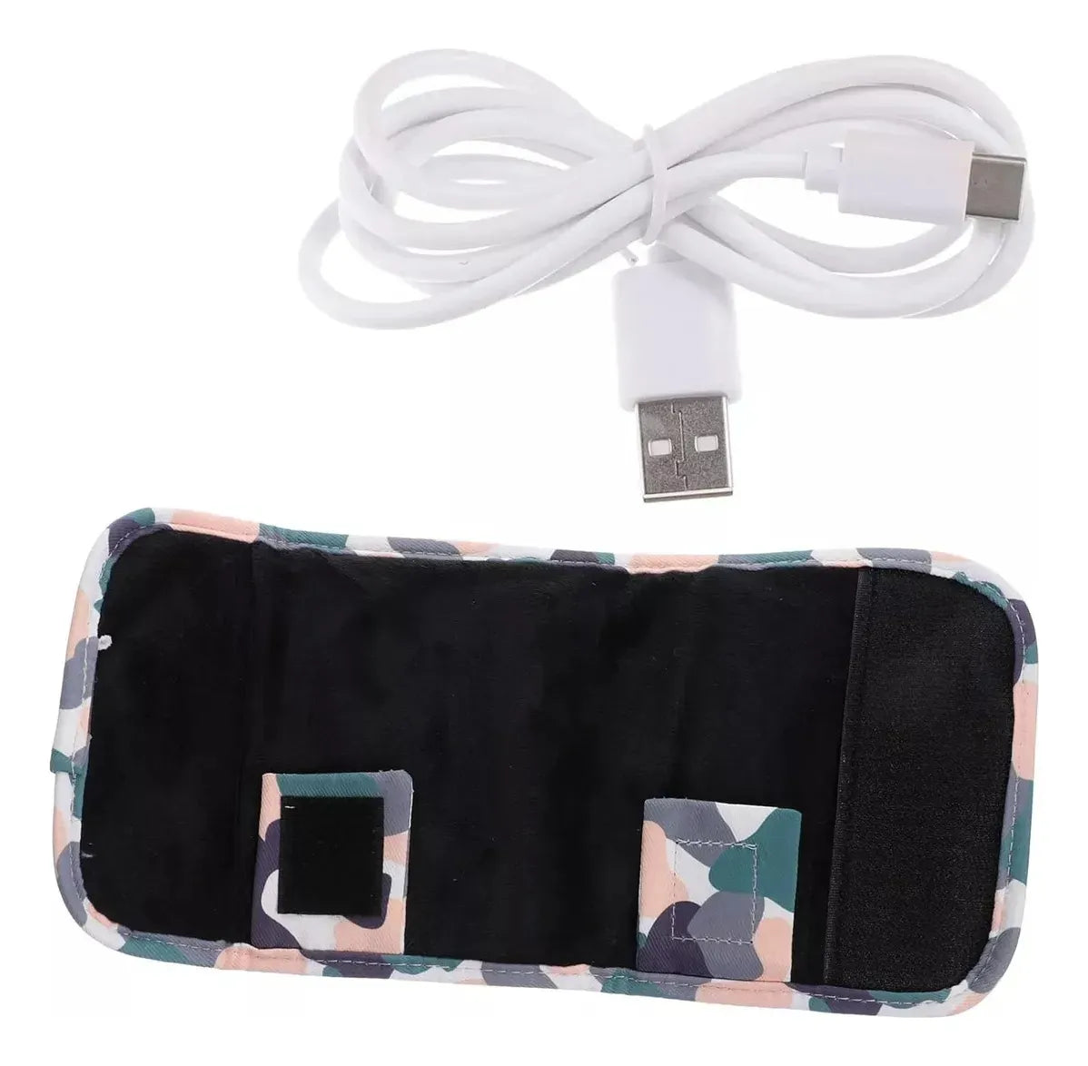 Calentador De Biberón/tetero Para Bebe Portatil Usb Viajero Camuflado Azul Claro