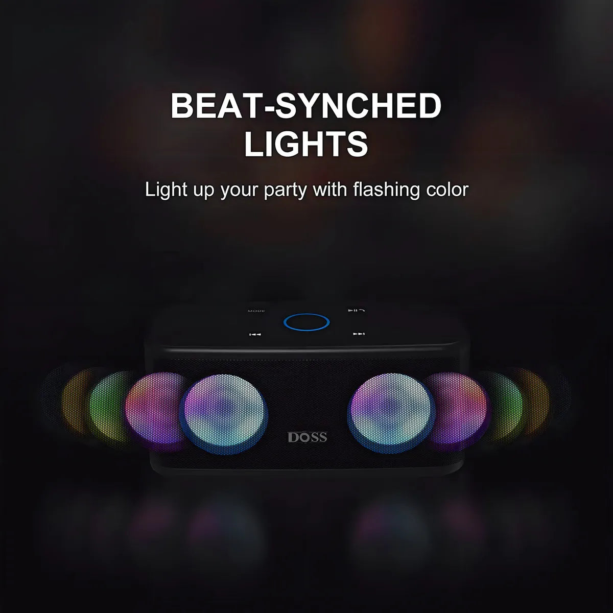 Doss Soundbox Plus - Altavoz Portátil Con Sonido Hd De 16 . Color Negro (deep Black)