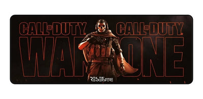 Pad Mouse Gaming Xxl Cod Warzone Extra Largo Speed 80x30cm Negro/naranja