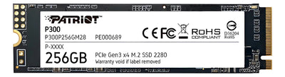 Ssd M.2 256gb Disco Duro Solido Patriot P300 2280 Nvme Pcie Azul Petróleo