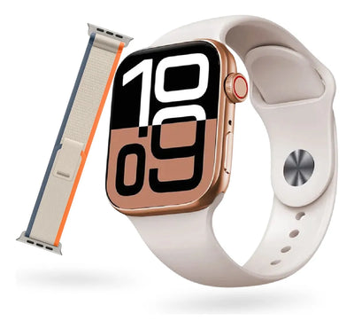 Smartwatch Iw11 Pro 49mm + Correa Extra Bluetooth Mobulaa Blanco