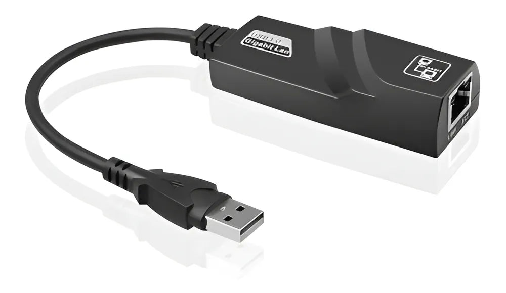 Tarjeta de red Rj45 con adaptador LAN USB Gigabit de 10/100/1000 Mbps