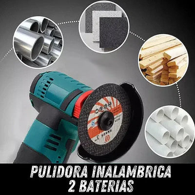 Pulidora Rectificadora Angular Mini Inalambrica + Regalo