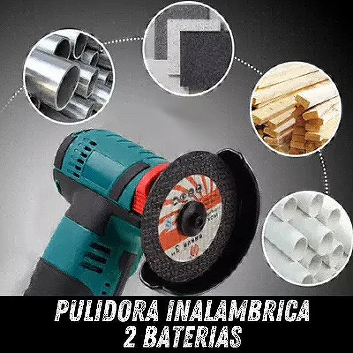 Pulidora Rectificadora Angular Mini Inalambrica + Regalo