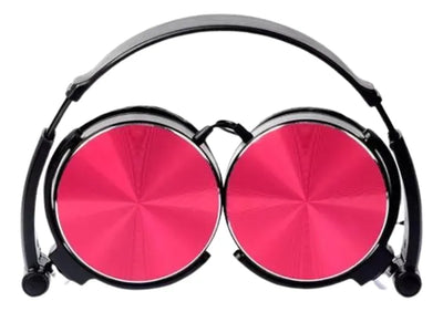 Audifonos Diadema Manos Libres Estereo Aiwa Aw X107r Rojo