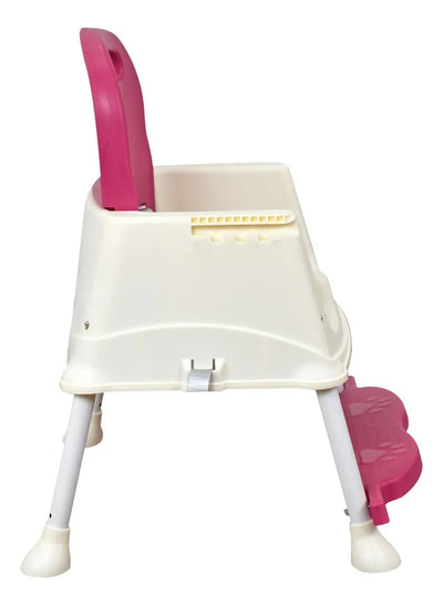 Silla Comedor Bebé 3 En1 Navy Priori Color Rosa Rosa
