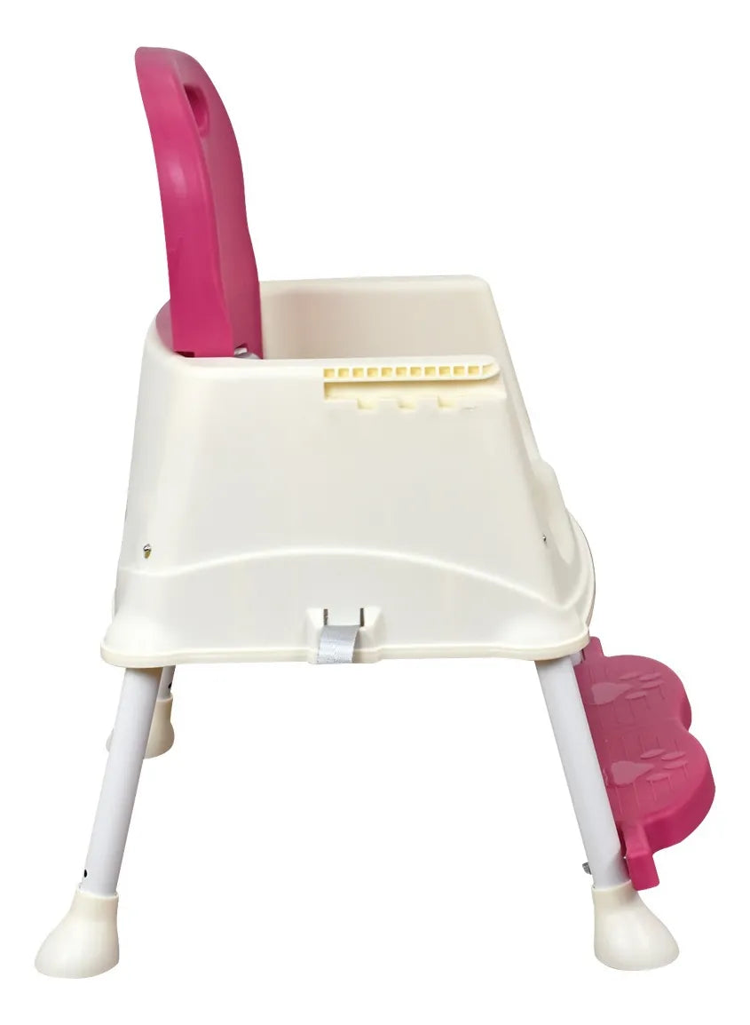 Silla Comedor Bebé 3 En1 Navy Priori Color Rosa Rosa