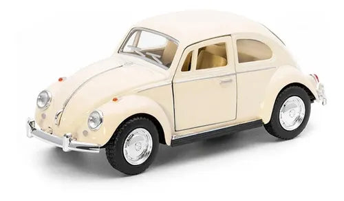 Volkswagen Beetle Beige 1967 KT5057d 75 en miniatura de metal