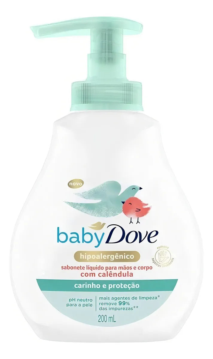 Sabonete Dove Baby Líquido Hidratação Sensível 200ml