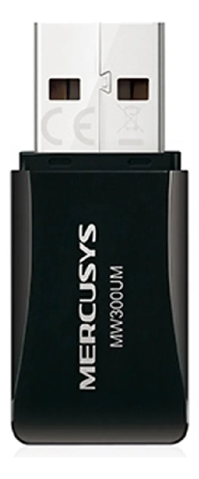 Adaptador De Red Mercusys Extensor Wifi Usb 300mbps Mw300um